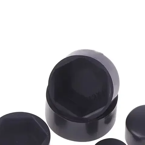 Hexagonal Nut Flat Head Plastic Protective Cap External Hexagonal Screw Low Head Decorative Cap Dust-Proof Cover