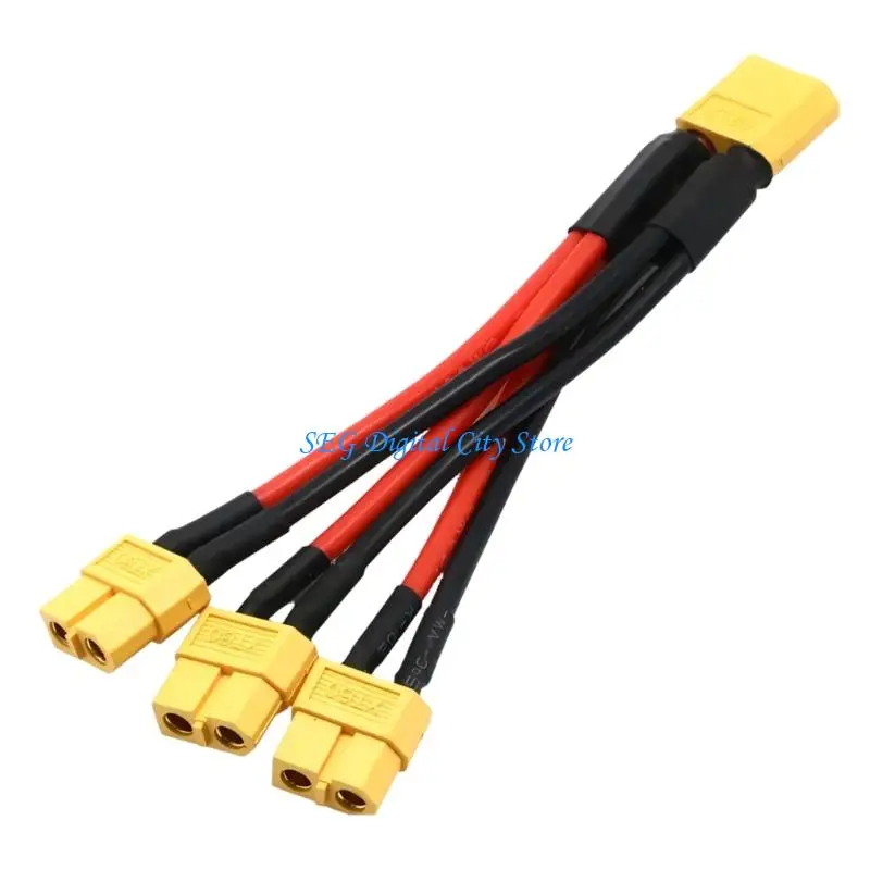 U75B Remote Battery 60 Parallel Adapter Cable 14AWG 60 Power Splitter Cord for Charging Transfer and Organized Split Wiring