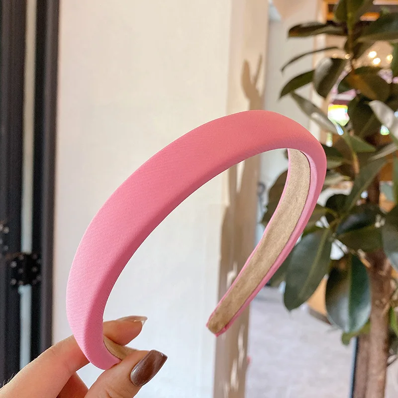 Verdicktes, festes, breites Haarband für Damen, Vintage, weiches, elastisches Stirnband, Mädchen-Lünette, Haarband, Kopfbedeckung, modisches Haar-Accessoire – Detail 22