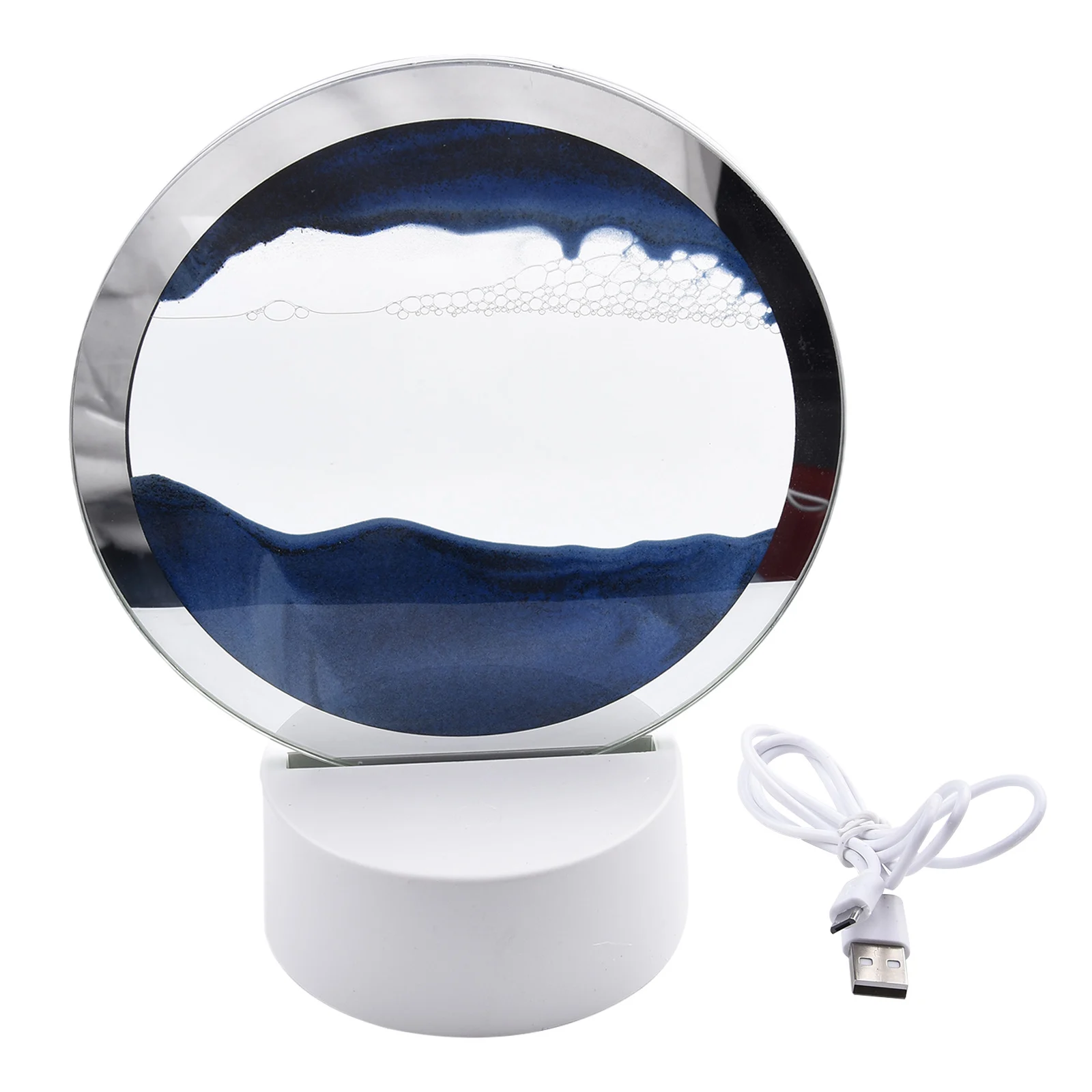 For Decorating Living Room Moving Sand for quicksand Table Lamp Dynamic Sand Landscape Painting 5 V Voltage 7W Power