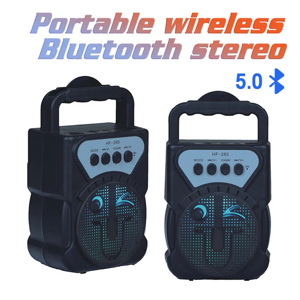 

Wireless Bluetooth Speaker Bass Surround Stereo Portable Outdoor Bluetooth Speaker USB Wireless Speaker Support U Disk FM Mic