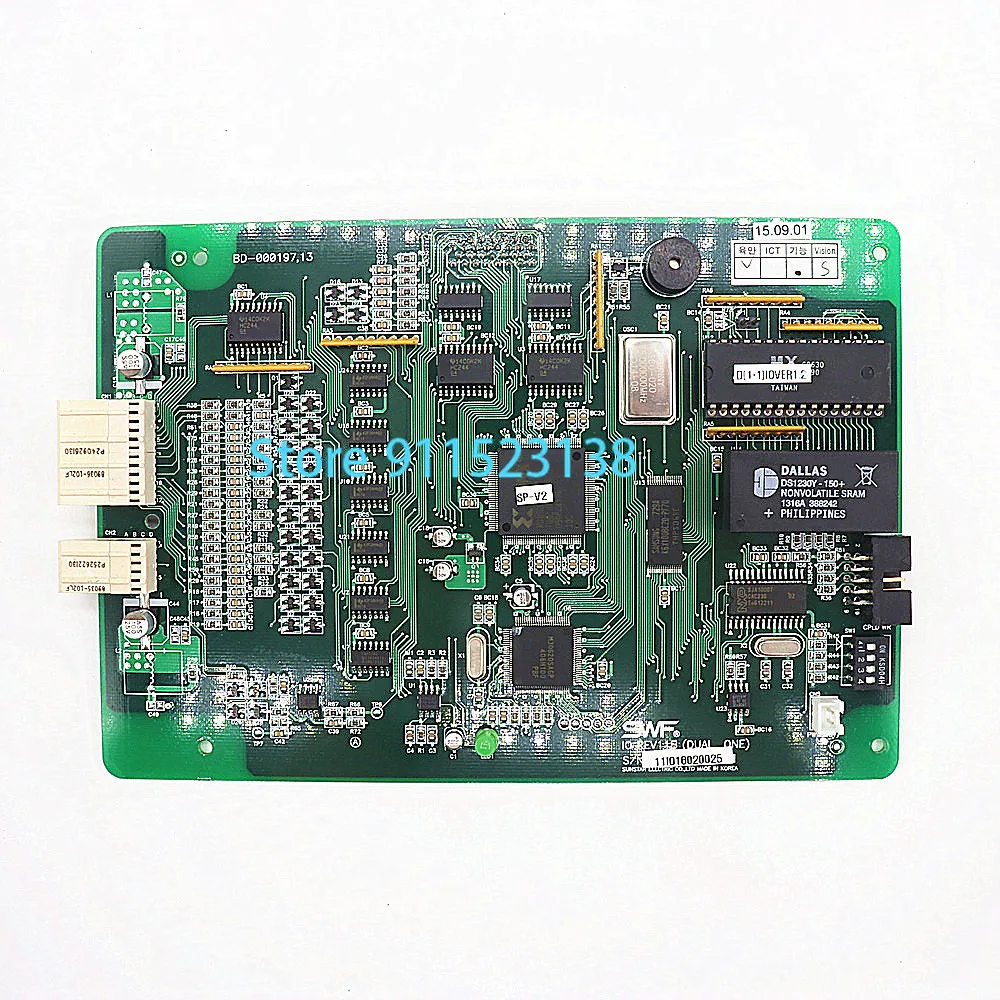 SWF Sunstar Embroidery Machine Spare Parts Genuine IO Board Card BD-000197,14 IO REV12A (DUAL ONE) For SWF Single Head Machine