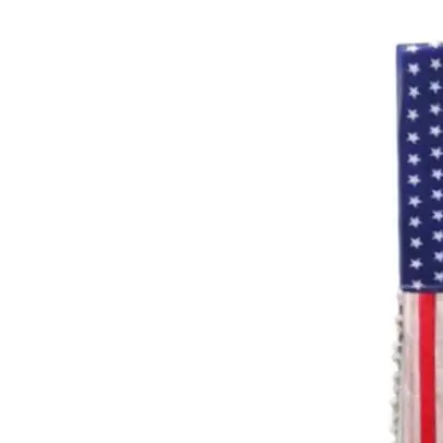 Stars Stripes Banner American Flag Garland Patriotic Wreath Flag Banner 3d Star Hanging Ornaments Weatherproof for Independence