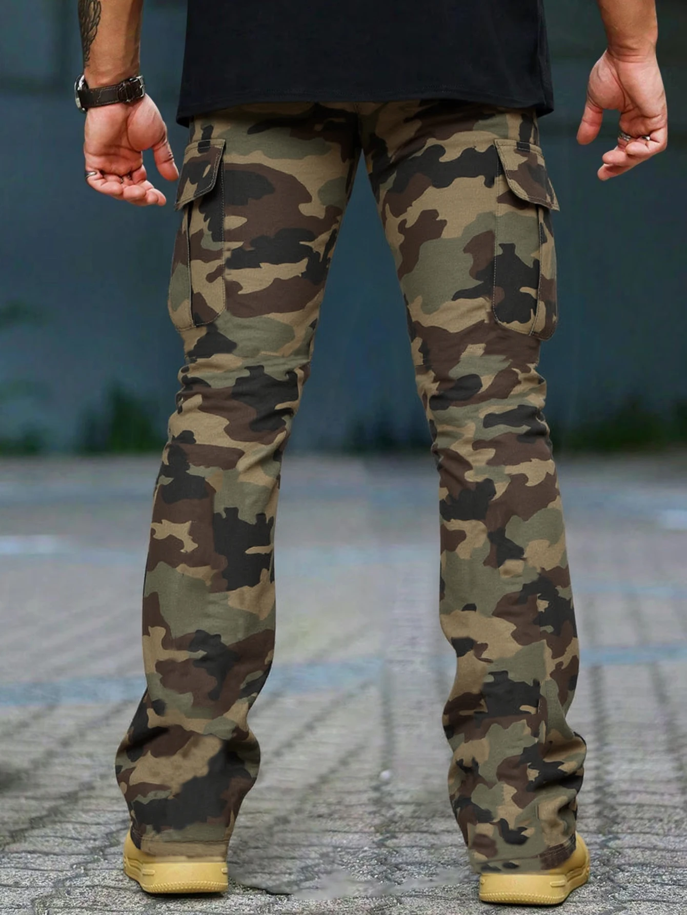 Men's Simple Camo Casual Pants - đánh giá và giá Mens Fashion Camo Pants