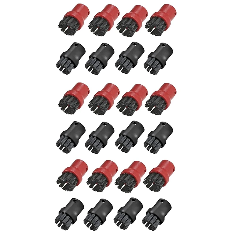 24 Pack Of Hand Tool Nozzle Bristle Brushes For Karcher SC1 SC2 SC3 SC4 SC5 SC7 Premium Steam Cleaner