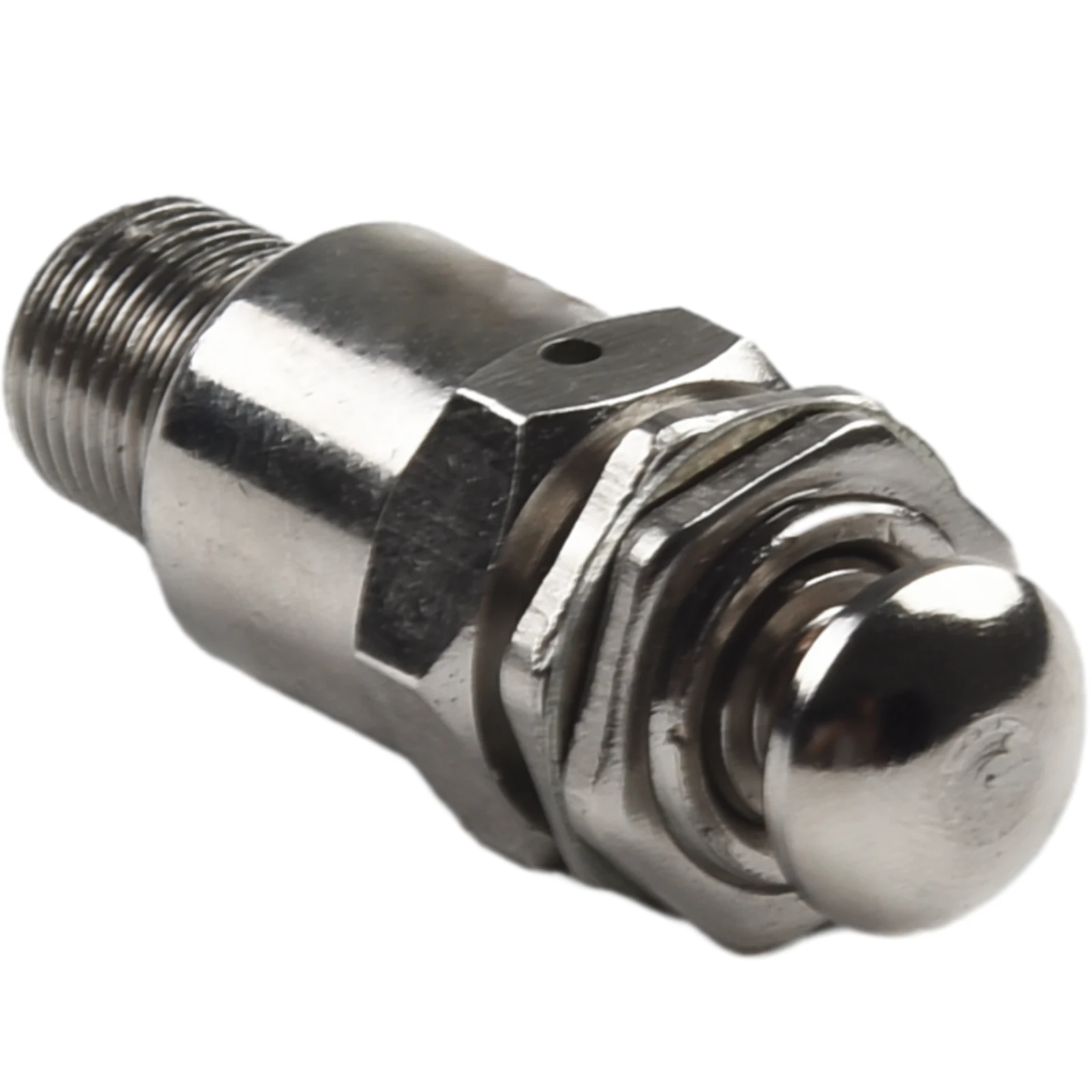 For Total Air Pressure Control Need Filling Oil Pneumatic Valve 1pc TAC-3P 2 Position 3 Way 2.4mm 3 Ports 5Hz Metal Silver Tone