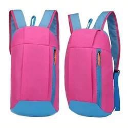 Mini mochila con cremallera para niños y adultos, bolsa ligera para deportes al aire libre, Camping, viaje, senderismo, ciclismo, Oxford, gimnasio, bolsas de Fitness