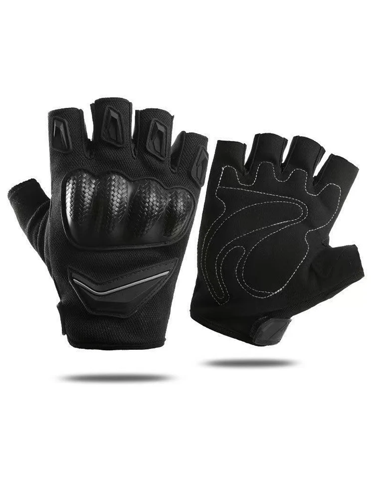 AliExpress NONE Cycling Fingerless Gloves Sports Protective Motorcycle Anti-Slip Palm Breathable Mountain Biking Outdoor Camping Workout Gloves