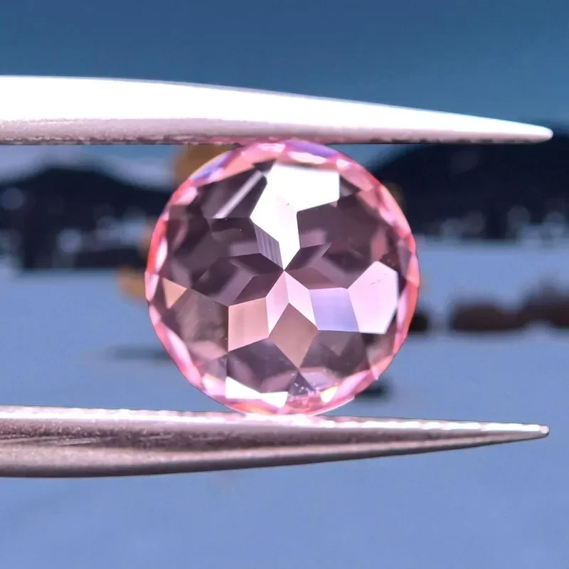 top-lab-grown-sapphire-morgan-pink-color-vvs1-round-shape-certificate-charms-gemstone-for-diy-ring-necklace-earrings-main-materi