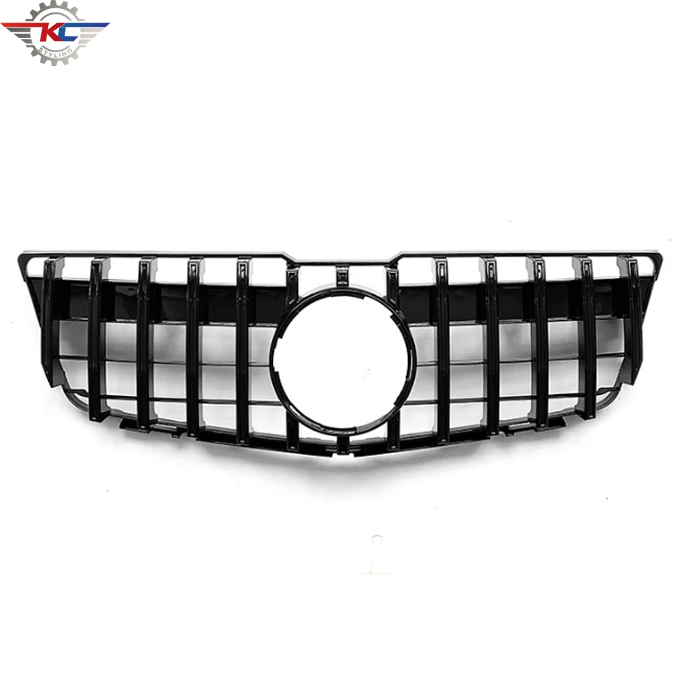 For Mercedes GLK Class X204 GLK260 GLK300 GLK350 2013-2015 GT Front Grills Racing Grille ABS