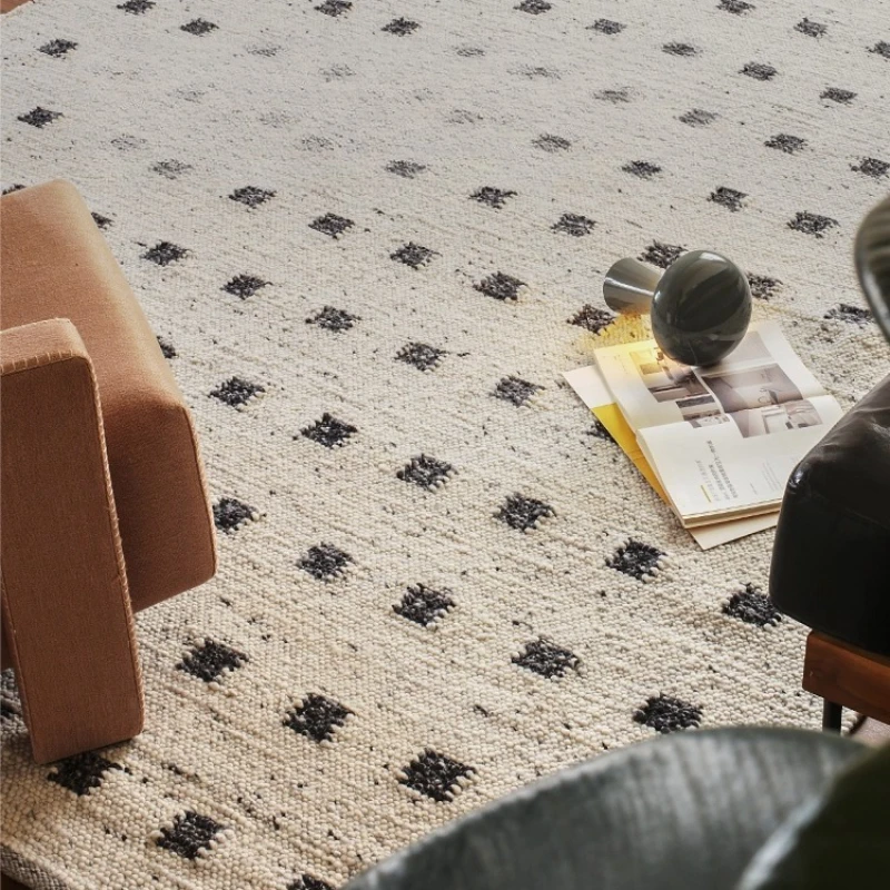 

Pure wool carpet, living room, bedroom, hand-woven, glue-free, formaldehyde-free, environmentally friendly