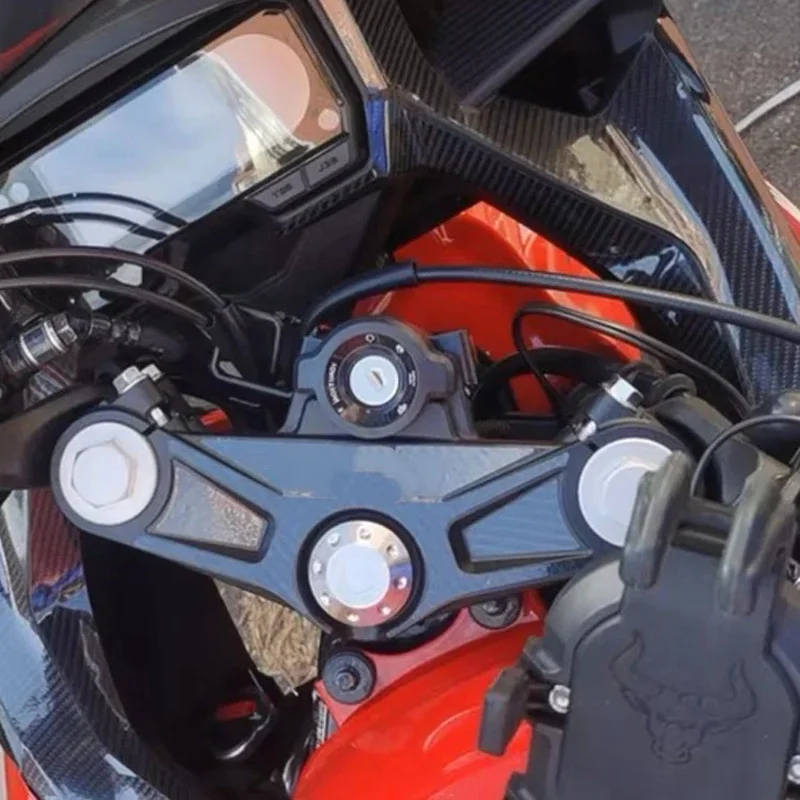 

Наклейки из углеродного волокна для мотоцикла, крышка Yugo с тройным верхним зажимом для CBR400R CBR400R