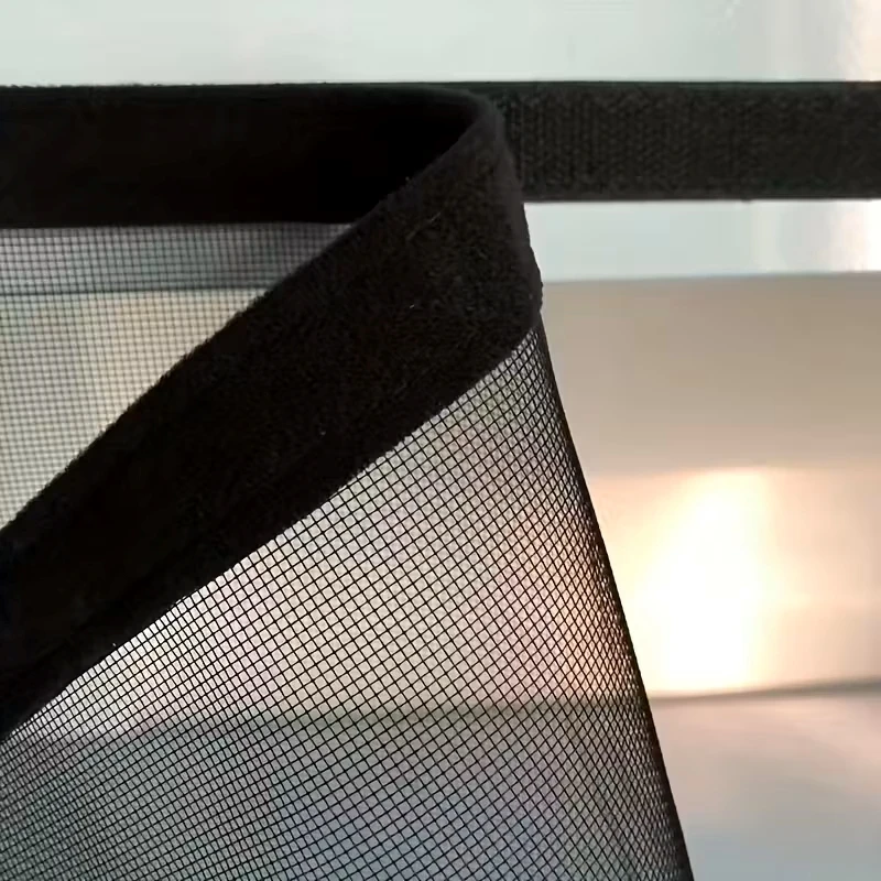 Mückenschutz-Fensternetz, Selbstklebendes Fenster-Moskitonetz, Sommer-Insektenschutz für Türen, Fenster-Moskitonetz 【SCHWARZ】 – Detail 5