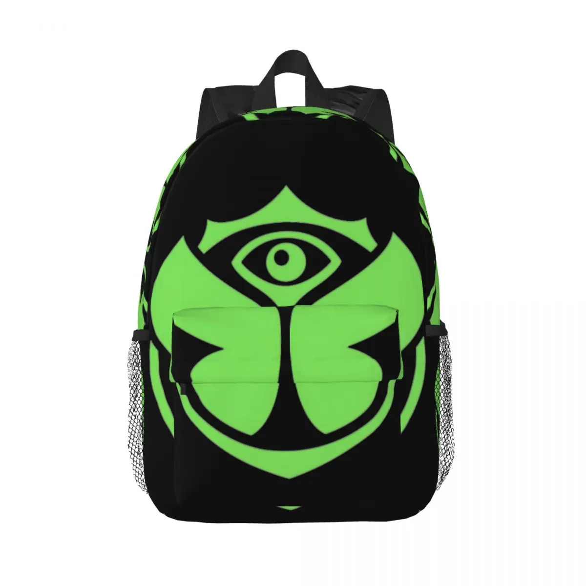 

Green Tomorrowland Backpack Middle High College School Student Bookbag