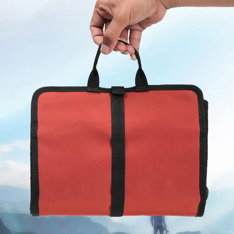 Bolsa de almacenamiento para escalada, bolsa organizadora de herramientas, bolsa de senderismo, bolsa con rollo de corbata, organizador de almacenamiento, bolsas de herramientas plegables impermeables para escalada en roca