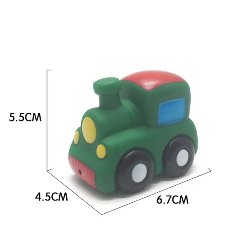Brinquedo de banho do bebê natação água brinquedos dos desenhos animados de borracha macia carro barco avião flutuador espremer som spray água crianças brinquedos de jogo de água presentes