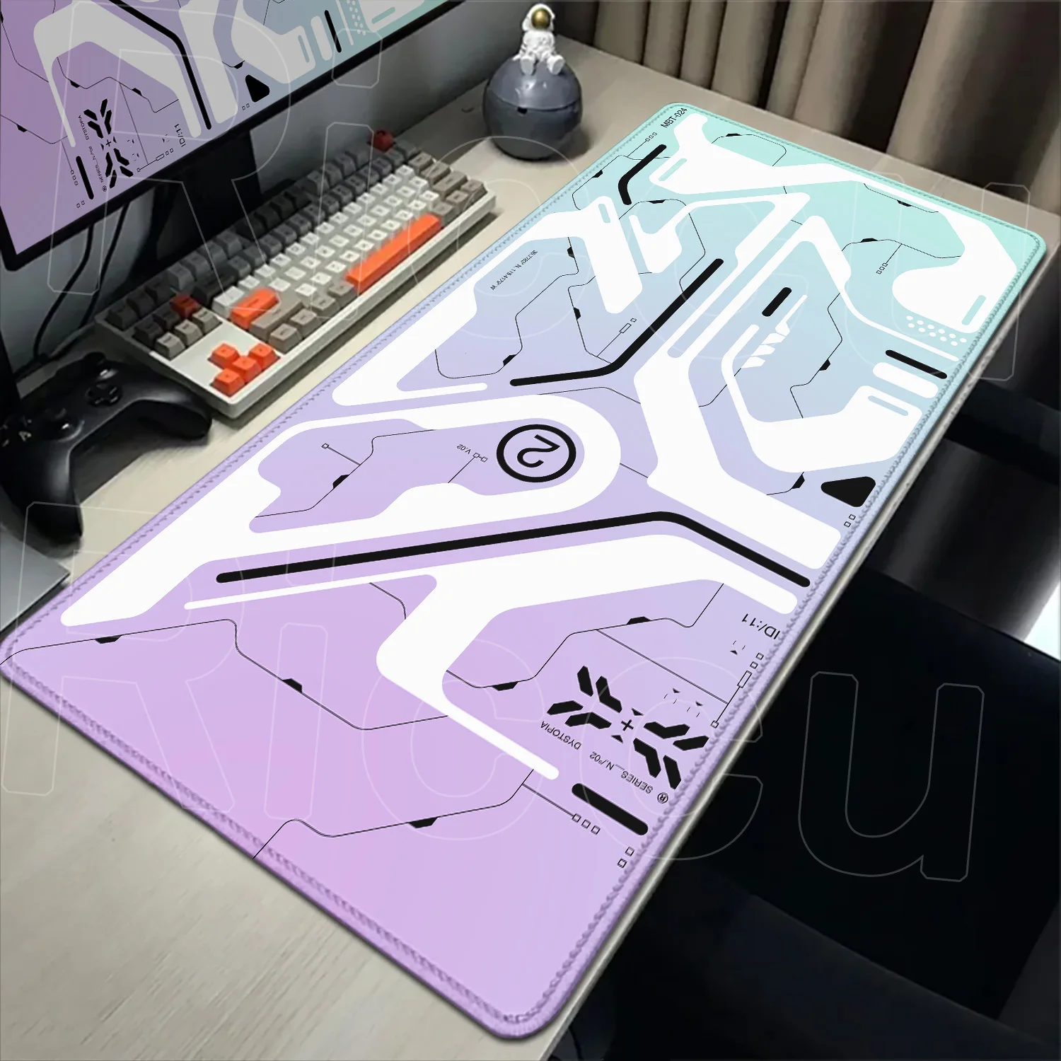 

XXL HD sci-fi style Computer Mouse Pad Rug Gaming PC Accessories Large MausePad office protective pads Desk mat Keyboard carpet