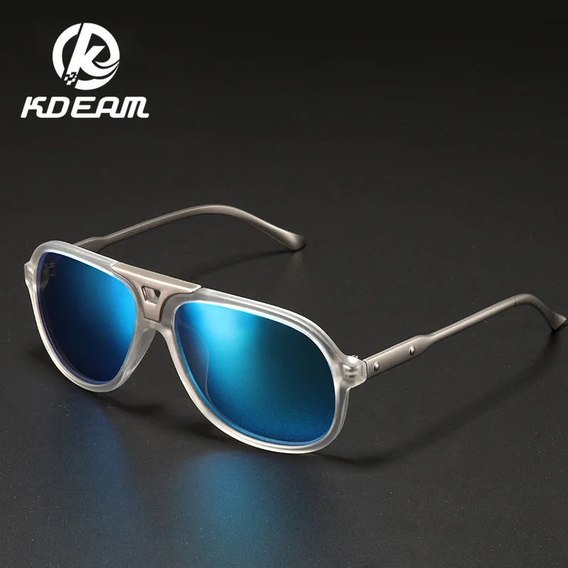 

2023 KDEAM Metal Pilot Sunglasses for Women Polarized Classic Design Driving Fishing Men Eyewear Real Coating Mirror Len