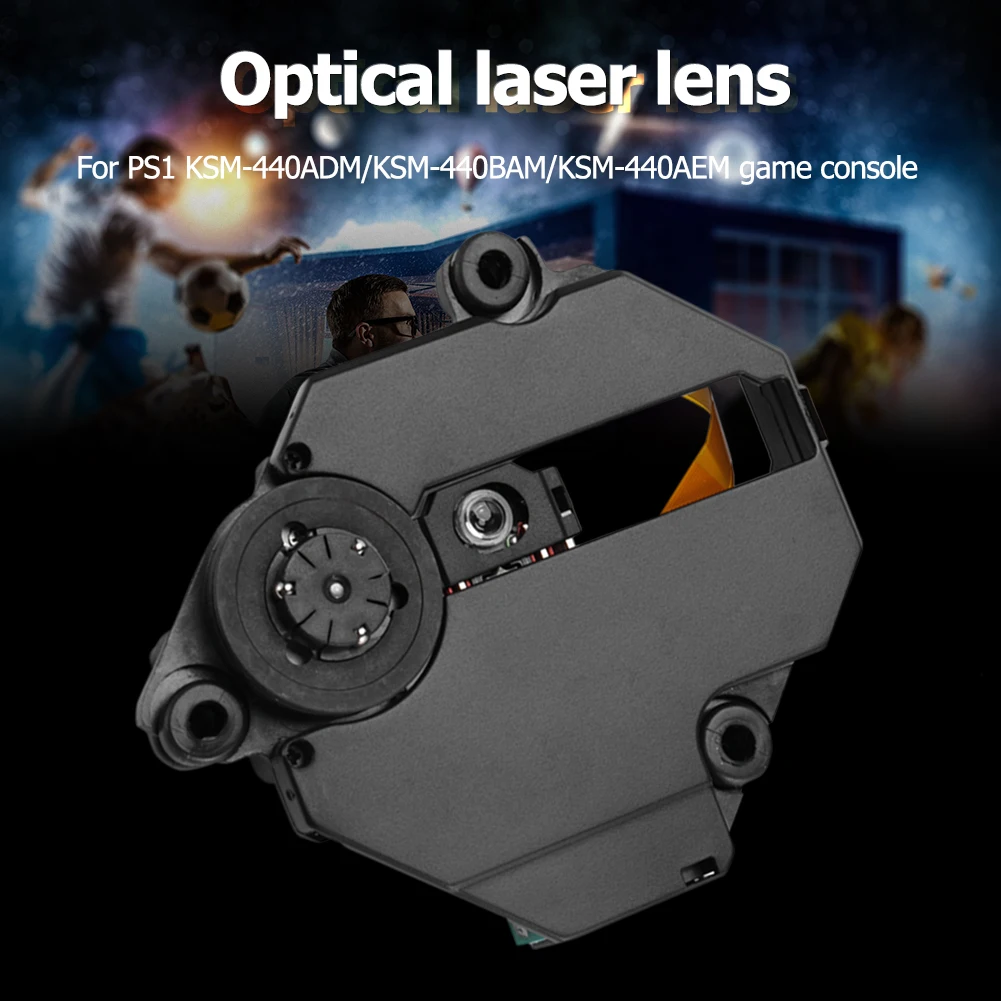 Lens Repair Part Optical Lasers Lens ABS Anti-Fall Game Console Lens Replacement Parts for PS1 KSM-440AEM Game Console Accessory