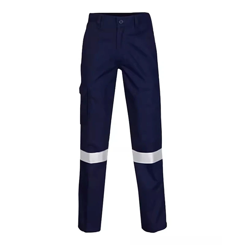 Pantalones informales reflectantes con bolsillos para hombre, calzas de trabajo de alta visibilidad, a la moda, para primavera y otoño