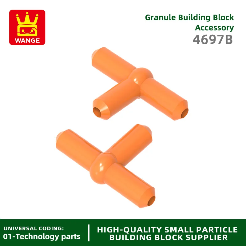 20 Pcs/lot 4697 Tee T-Connection Building Block Moc Color Accessories Compatible with Brick DIY Children's Toy Assembly Gift