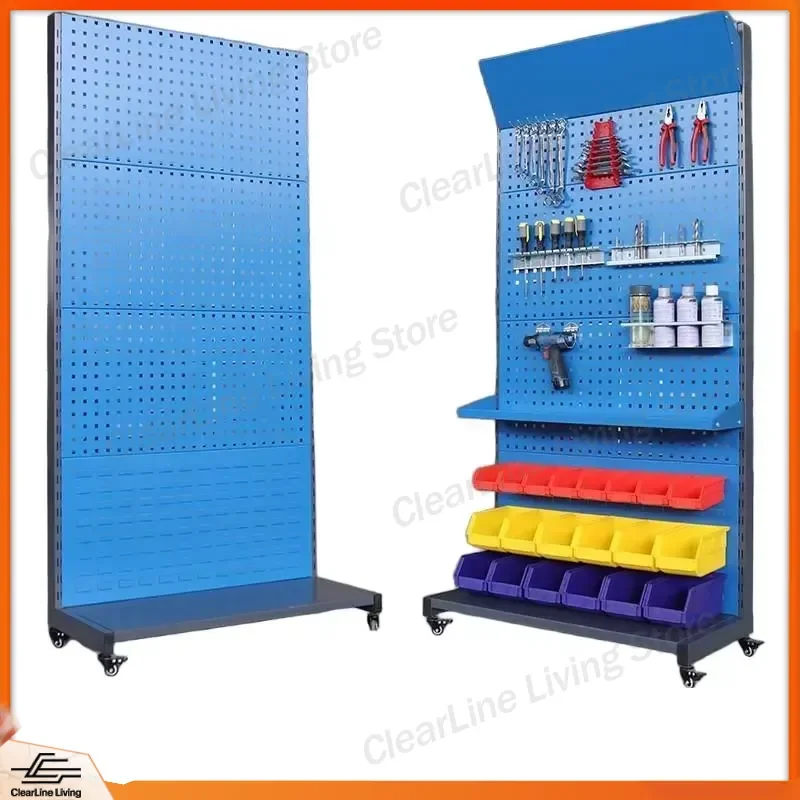 Versatile Metal Pegboard Organizer Display Stand for Retail Shop OEM ODM