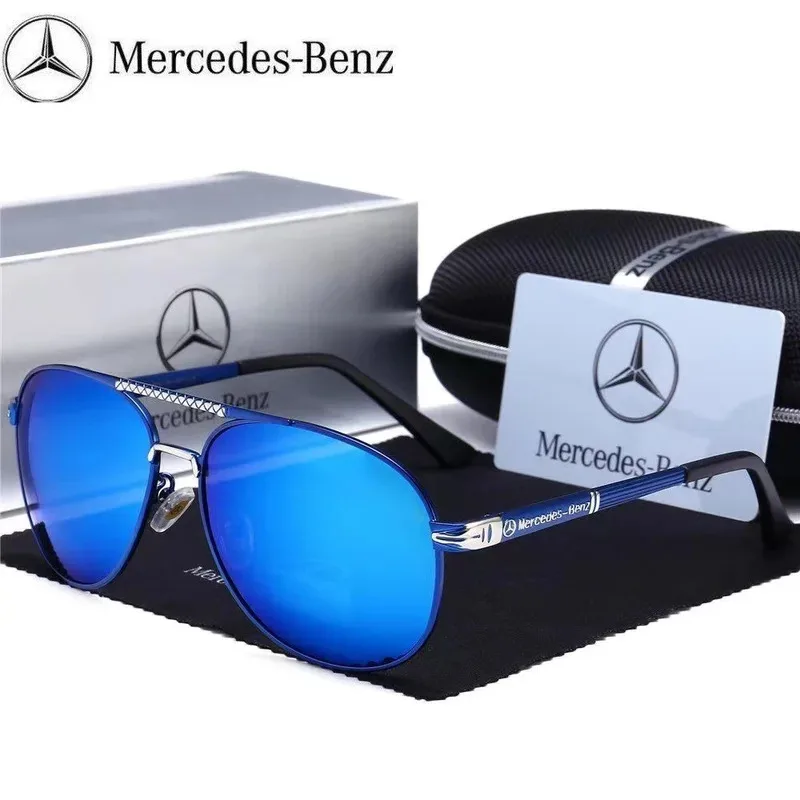 

For Mercedes Benz A B C E S V Class GLB GLC GLE AMG Pilot SLK SLC ML Car High Men Anti Glare Driver Goggles Polarized Sunglasses