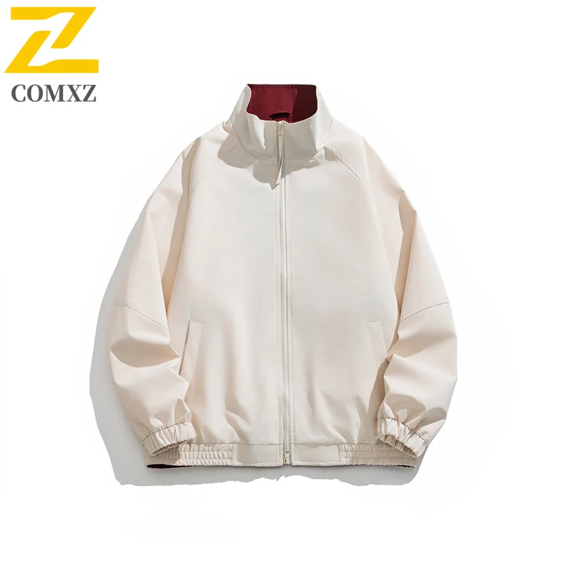 2025 Spring and Autumn Jacket Men's Women's Fashion Brand Loose Lapel Windbreaker Jackets Street Clothing Casual Oversized Coat