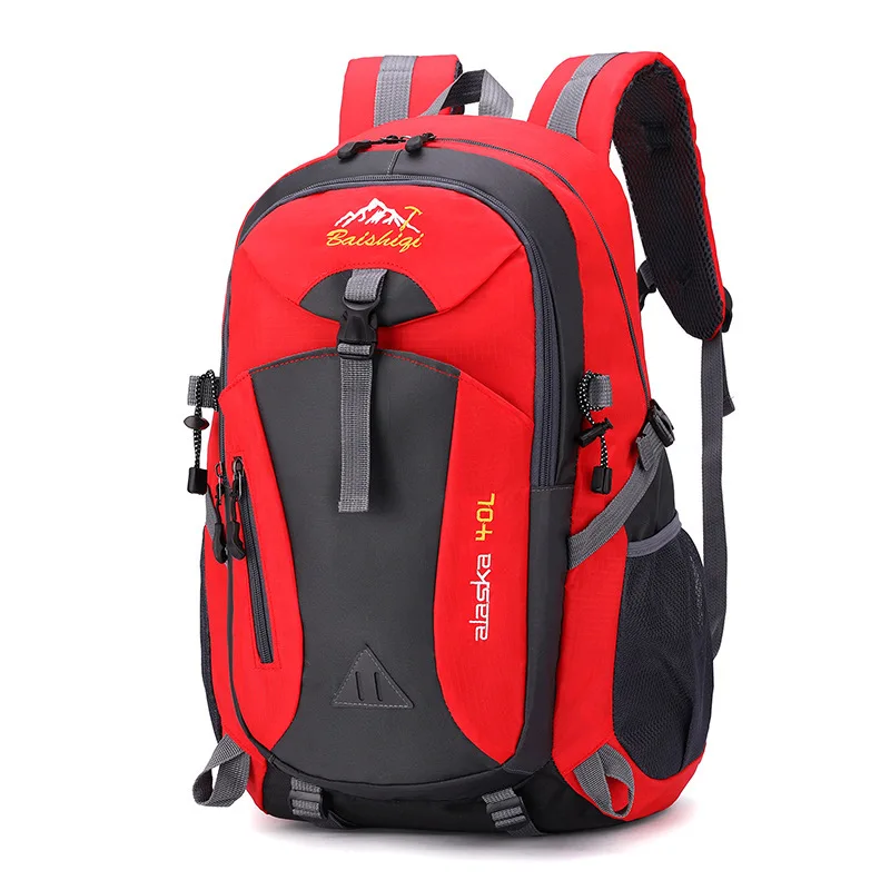 NONE 40L Wanderrucksack Reiserucksack für Männer Frauen Camping Wasserdichter Outdoor-Wander-Tagesrucksack Leichter Rucksack 8