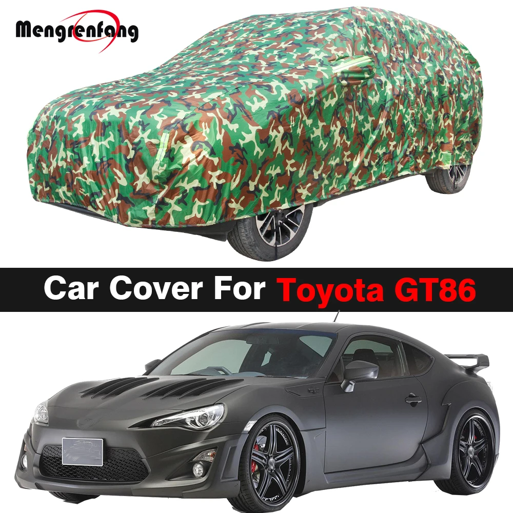 

Ветрозащитный камуфляжный автомобильный чехол для Toyota GT86 GT 86, уличный солнцезащитный козырек с защитой от УФ-лучей, снег, дождь, ветрозащитный пылезащитный автомобильный чехол