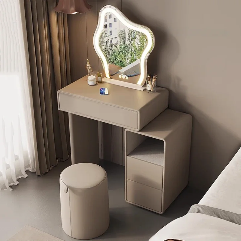 

Small Kawaii Dresser Drawers Desings Light Modern Wooden Dressing Table Storage Minimal Coiffeuse De Chambre Bedroom Furniture