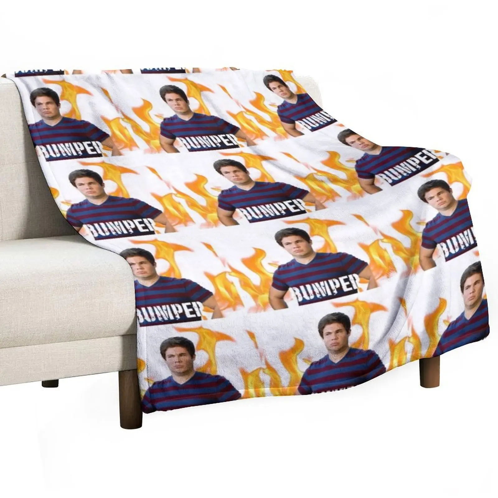 

Bumper Throw Blanket Sofa Throw Beach wednesday Flannel Blankets