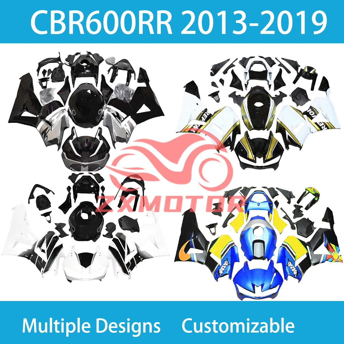 

For HONDA CBR600RR 2013 2014 2015 2016 2017 2018 2019 Best Unique Fairing Kit CBR 600RR 13-19 Motorcycle Fairings Set