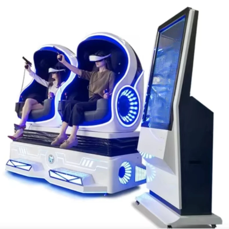 

Roller Coaster 9D Virtual Reality Chair with 3D Virtual Reality Glass 2 Seat Virtual