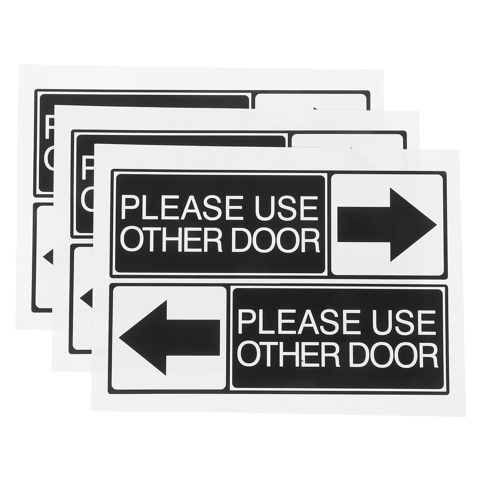 

6 шт., наклейка-индикатор направления открытия, самоклеящаяся водонепроницаемая наклейка из ПВХ для офиса, школы, больницы, бизнеса, входа, стрелки