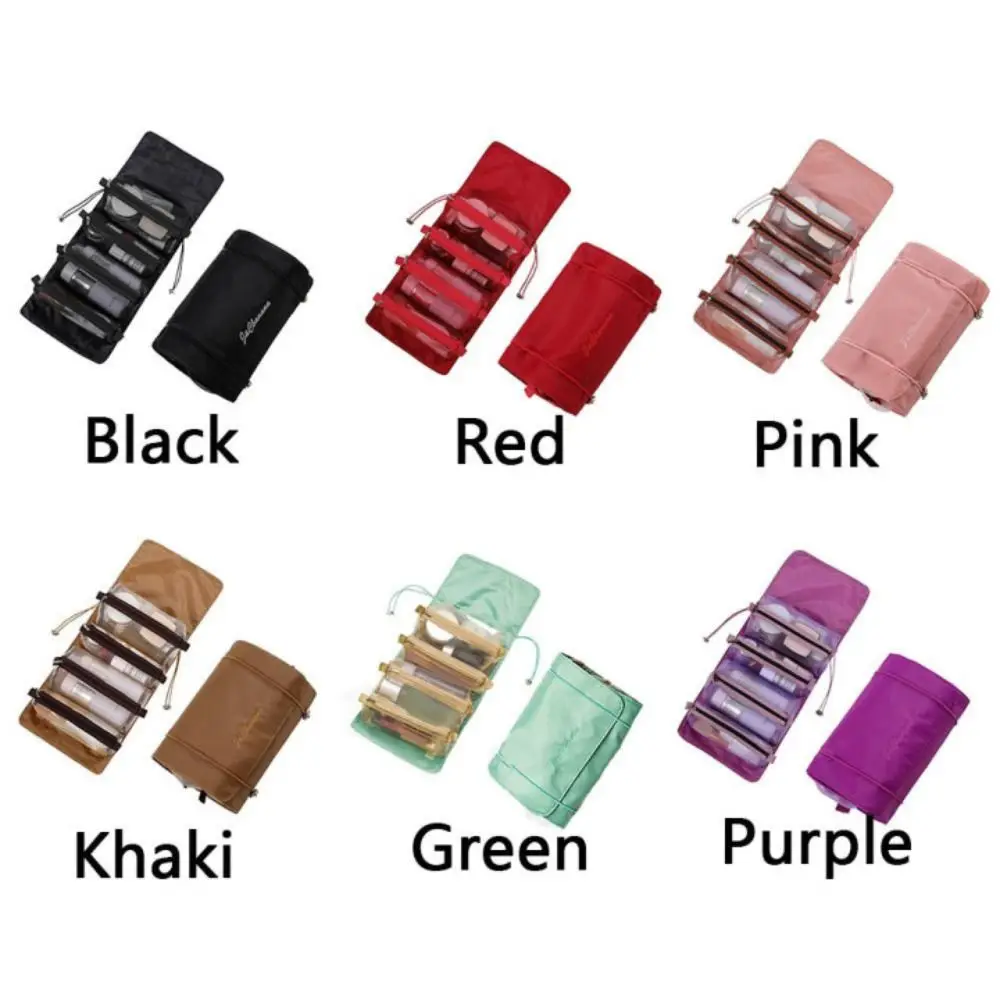 Multi-Function Storage Travel Roll-up Cosmetic Organizer Jewellery Wash Bag Hanging Toiletry Pouch Makeup Case