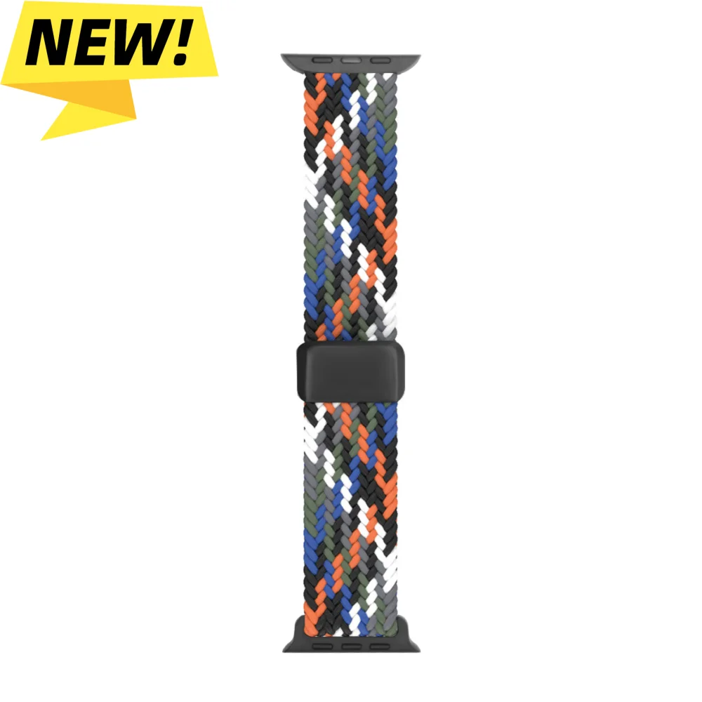 

Magnetic Buckle Strap For Apple Watch 44mm 40mm 49mm 45mm 41mm 38mm Washable Nylon Sport Band for iWatch Series 9 8 7 6 5 4 3