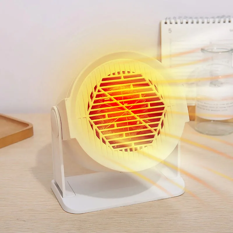 Fan Heater Small Ceramic Heater 2-Second Fast Heating Overheating Protection Office Bedroom Bathroom Kitchen Heater