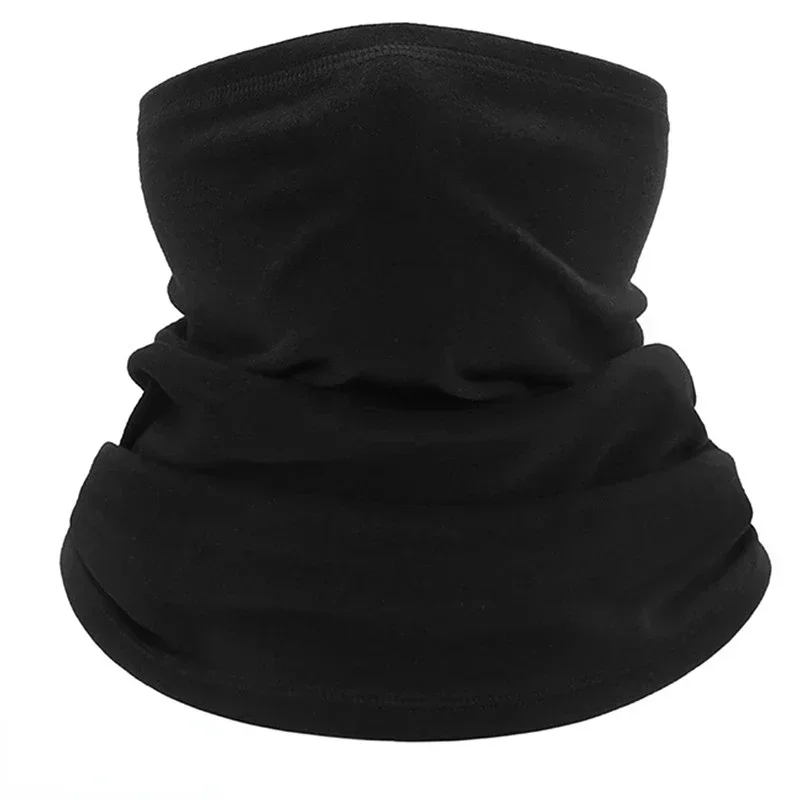 أوشحة حلقية محبوكة دافئة، فرو صوف سميك لتدفئة الرقبة، ياقة وشاح قطيفة للرجال والنساء والأطفال (الأولاد والبنات)