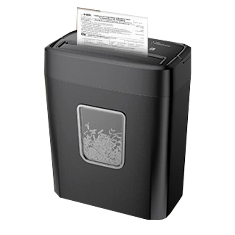 Paper Basket Paper Shredder Machine, adequado para Staples, adequado para Home Office, 8 folhas, 14.5L, 40 min