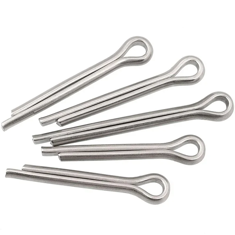 20pcs GB91 Stainless Steel Cotter Pin Split Pins M4 20-70mm Length  25mm 30mm 35mm 40mm 45mm 60mm 50mm