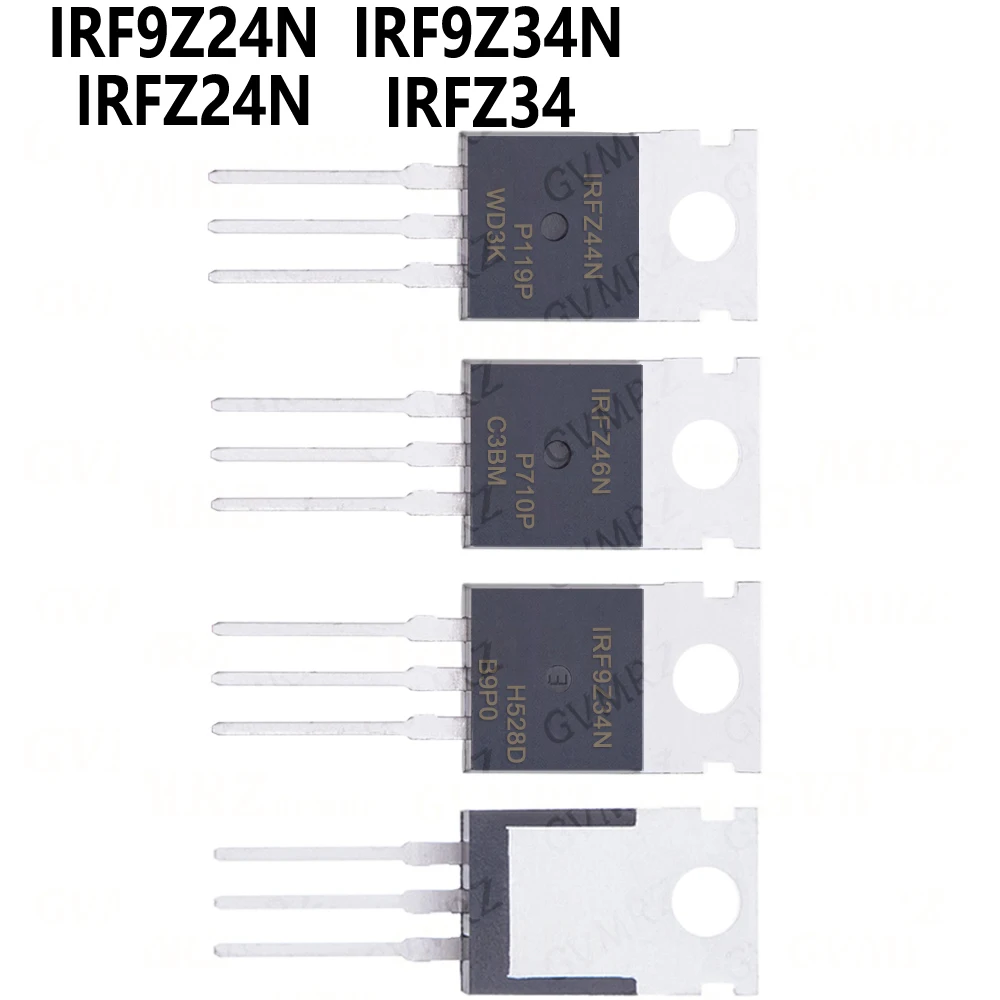 10pcs/lot IRF9Z24N IRF9Z34N IRFZ24N IRFZ34 IRFZ34N IRFZ40N IRFZ44N IRFZ44N IRFZ44N IRFZ46N IRFZ48N TO-220
