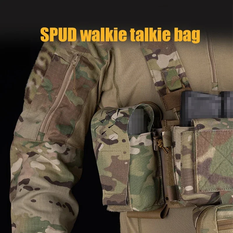 SPUD Chest Magazine Pouch/762 556 M4 AK Radio MAG GP Bag/Equipment Vest Accessories MOLLE Storage Bag Storage Holster