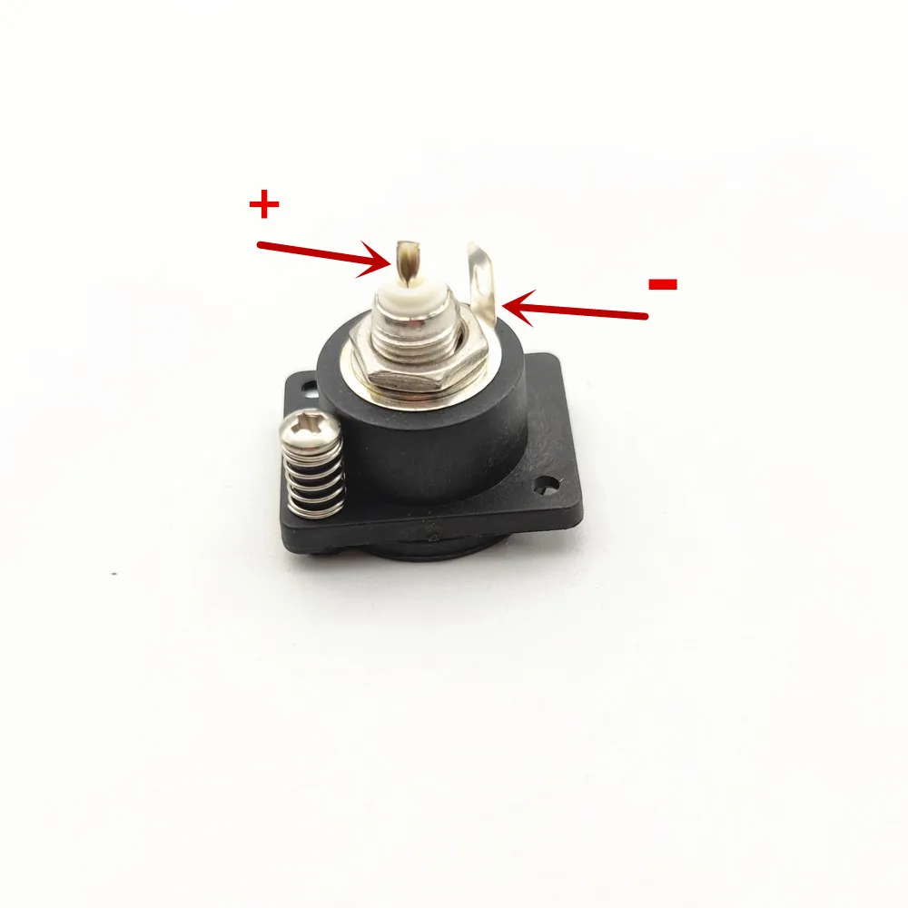 RCA conector fêmea para bicicleta elétrica carregamento Porto, Panel Mount, Chassis Socket, bicicleta bateria acessórios