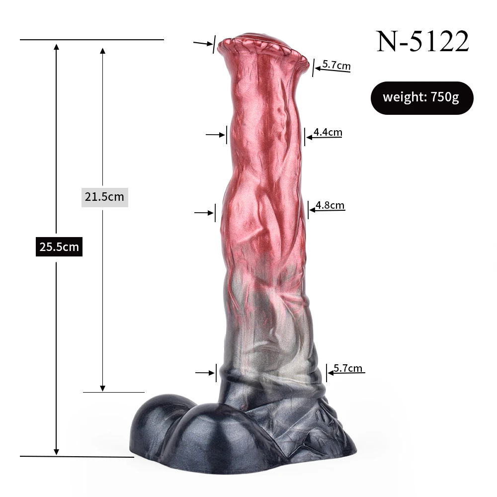 FRKO Real Horse Penis Dildo Knot Soft Silicone With Suctions Female Masturbators G-Spot Stimulators Anal Plug Sex Toys Women Men