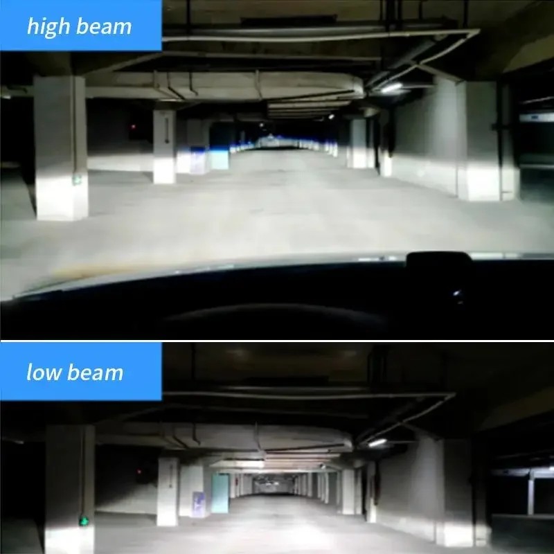Car headlights H4 H7 LED H11 9005 3000K yellow light 6000K white light spotlight king 160W 24000LM lighting 1860 CSP12V LED head