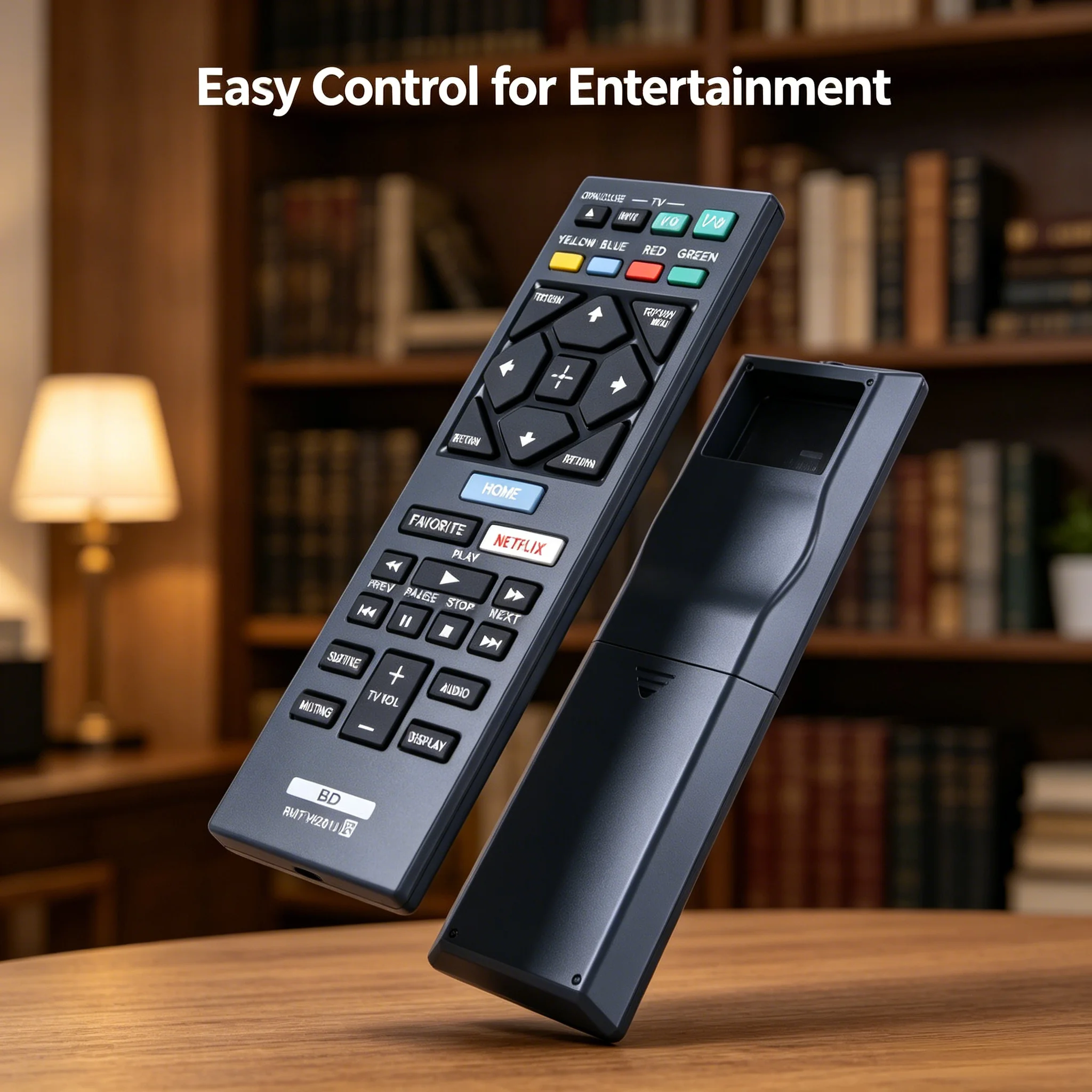 Replacement Infrared Remote Control for RMT-VB201U, Fits RMT-VB300U RMT-VB500U RMT-VB100U Home Disc Device
