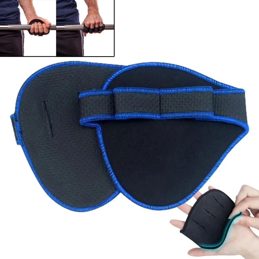 Hand Palm Protector Gym Fitness Gloves Half Finger Lifting Palm Dumbbell Grips Pads Weightlifting Training Glove Gym Workout