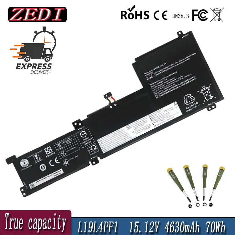 

ZEDI Новый аккумулятор L19M3PF6 L19D3PF3 для Lenovo IdeaPad 5-15ALC05 15ARE05 15IIL05 15ITL05 L19C4PF1 L19L3PF2 L19C3PF5 L19L4PF1