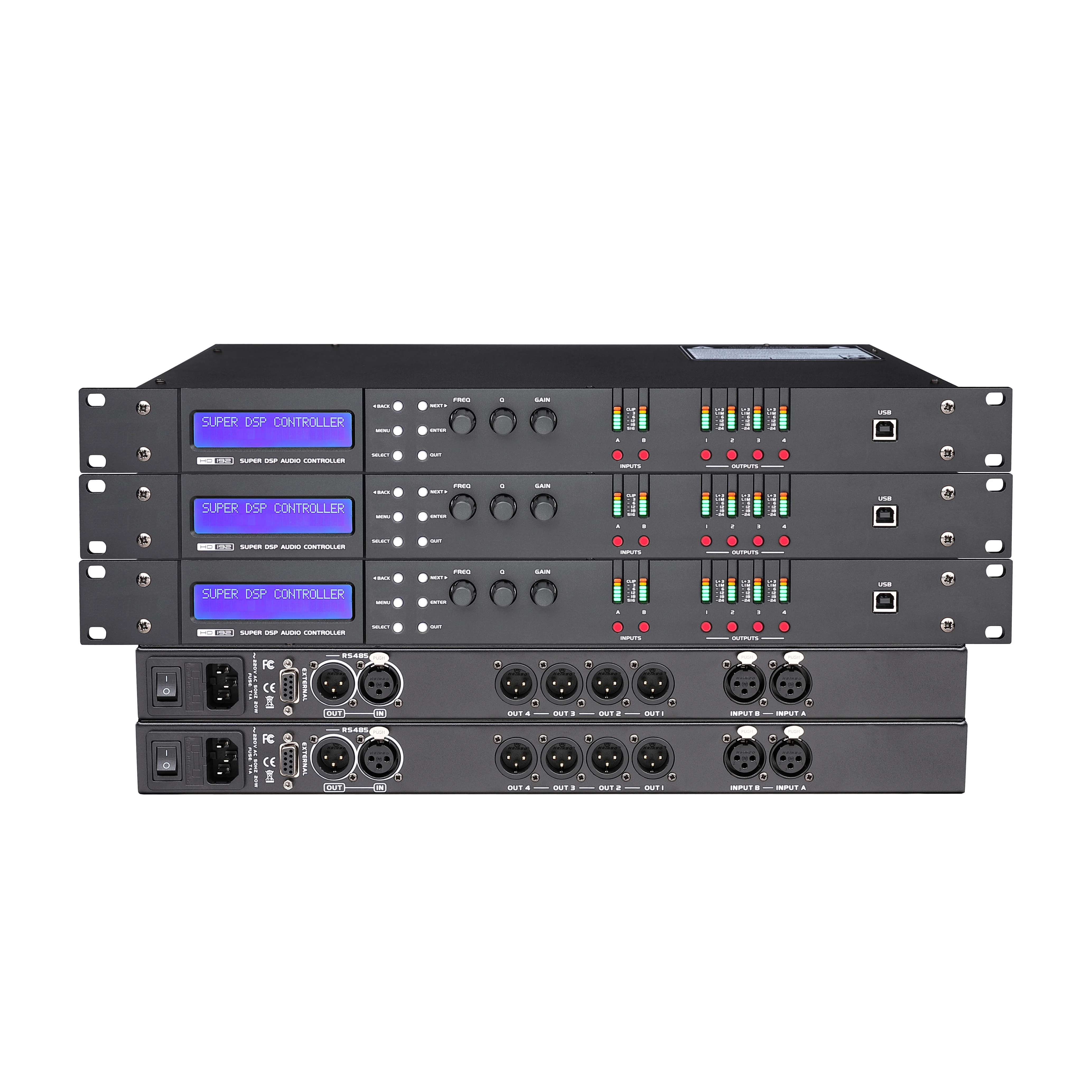 YYHC-Digital Audio Processor Microphone Ktv Karaoke Professional Audio Processor Support Customized